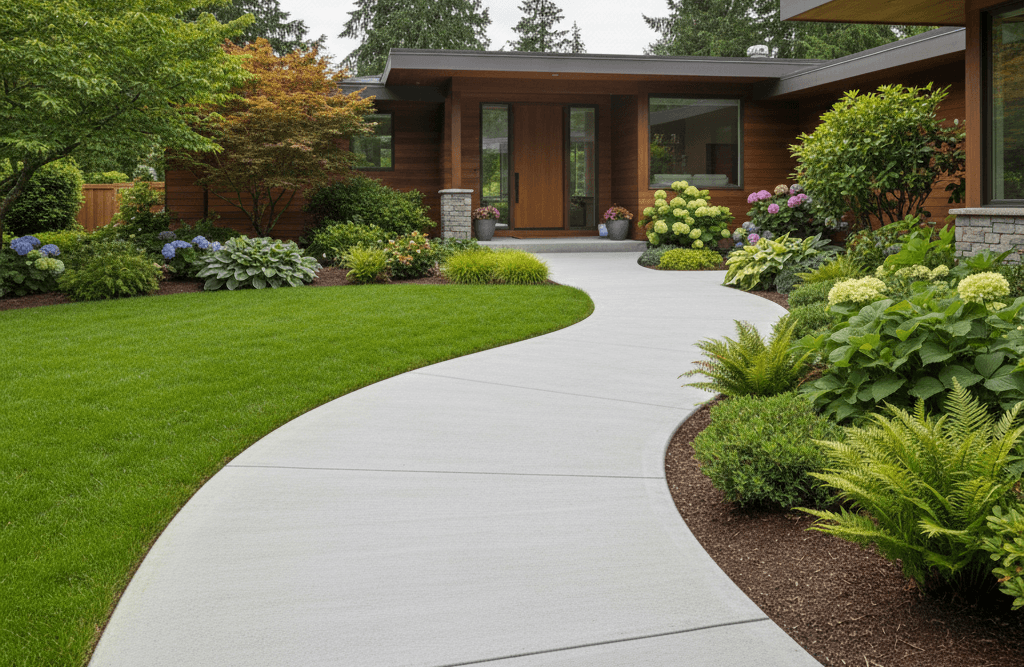 concrete walkway seattle