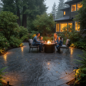 stamped concrete patio seattle